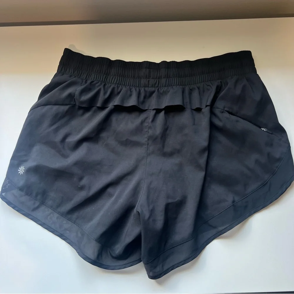 ATHLETA MESH RACER RUN 4” SHORTS - Picture 9 of 12